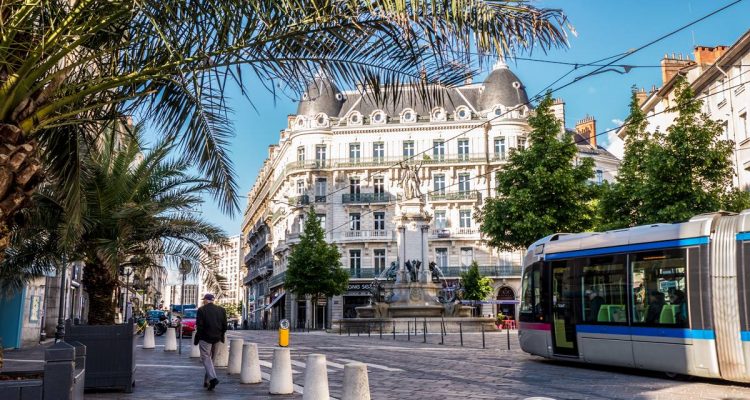 Le centre-ville de Grenoble