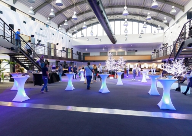 Luminous furniture Grenoble Congress Center